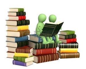 9363850-two-puppets-reading-the-books-isolated-over-white