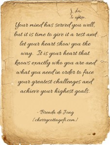 Your mind has served...